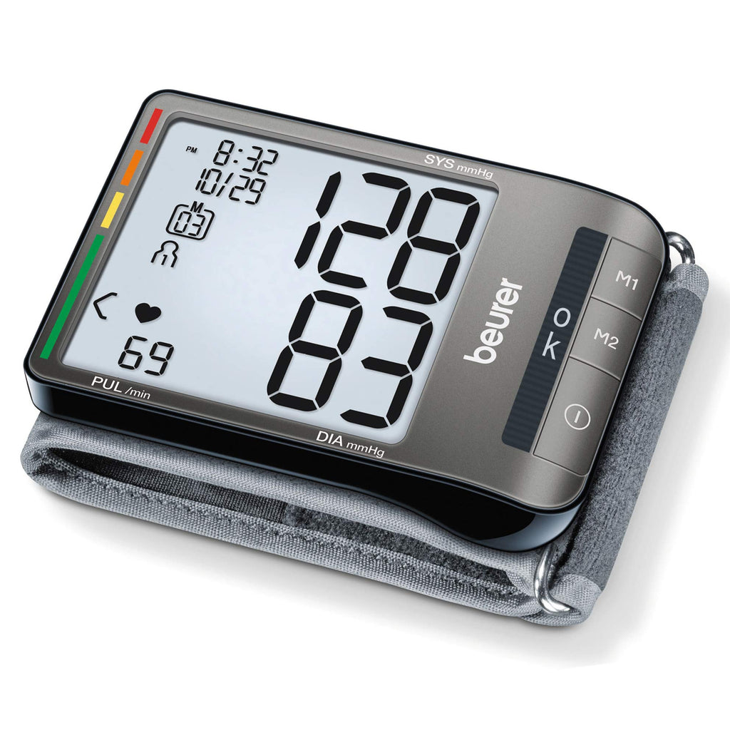 Wrist Blood Pressure Monitor with XL Cuff and Storage Case U7372