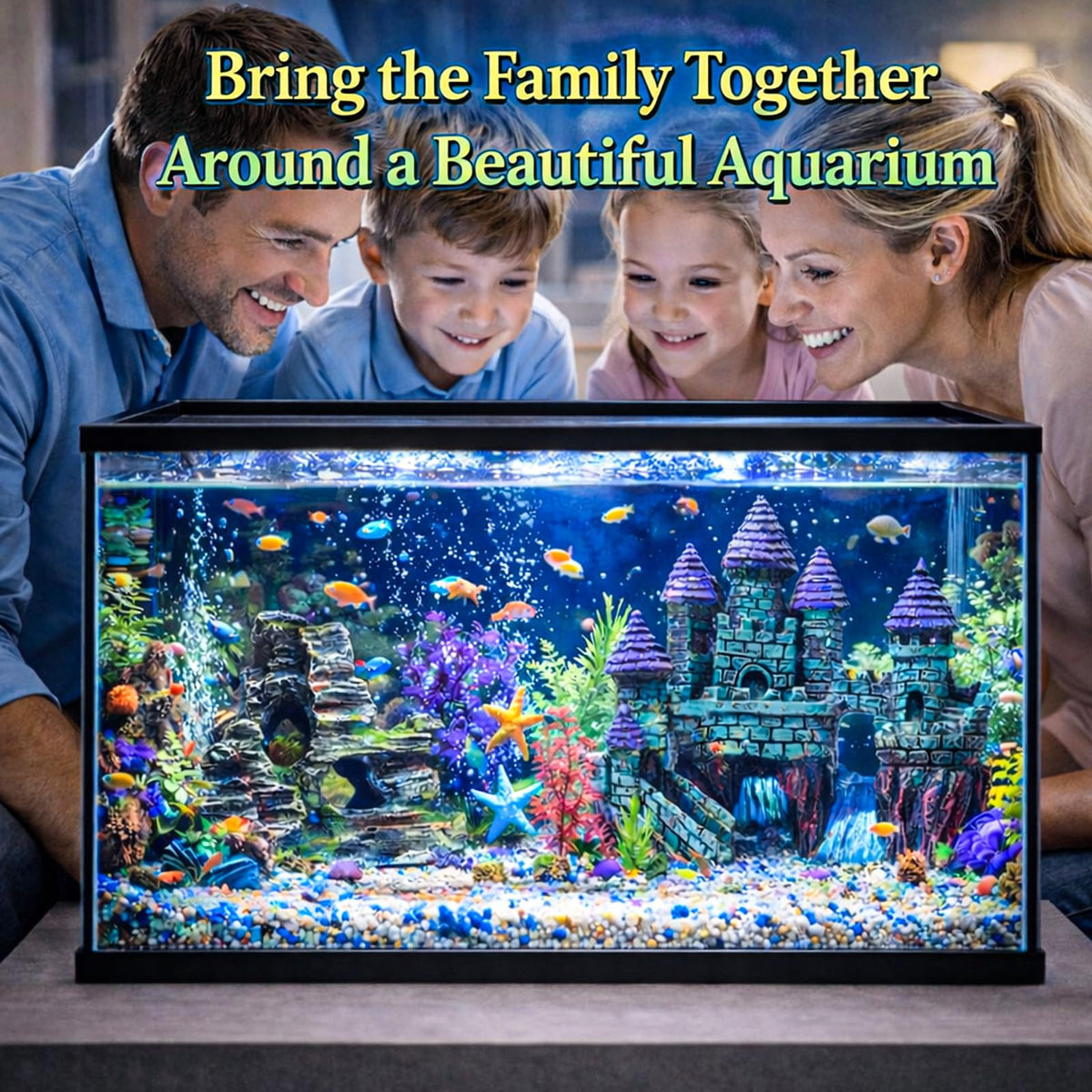 13 Pieces Aquarium Decorations Kit J57795