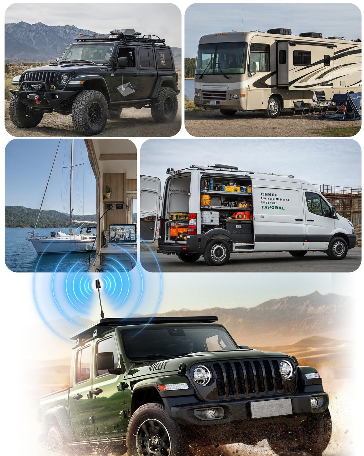 Cell Phone Signal Booster for Truck RV Vehicle D20662