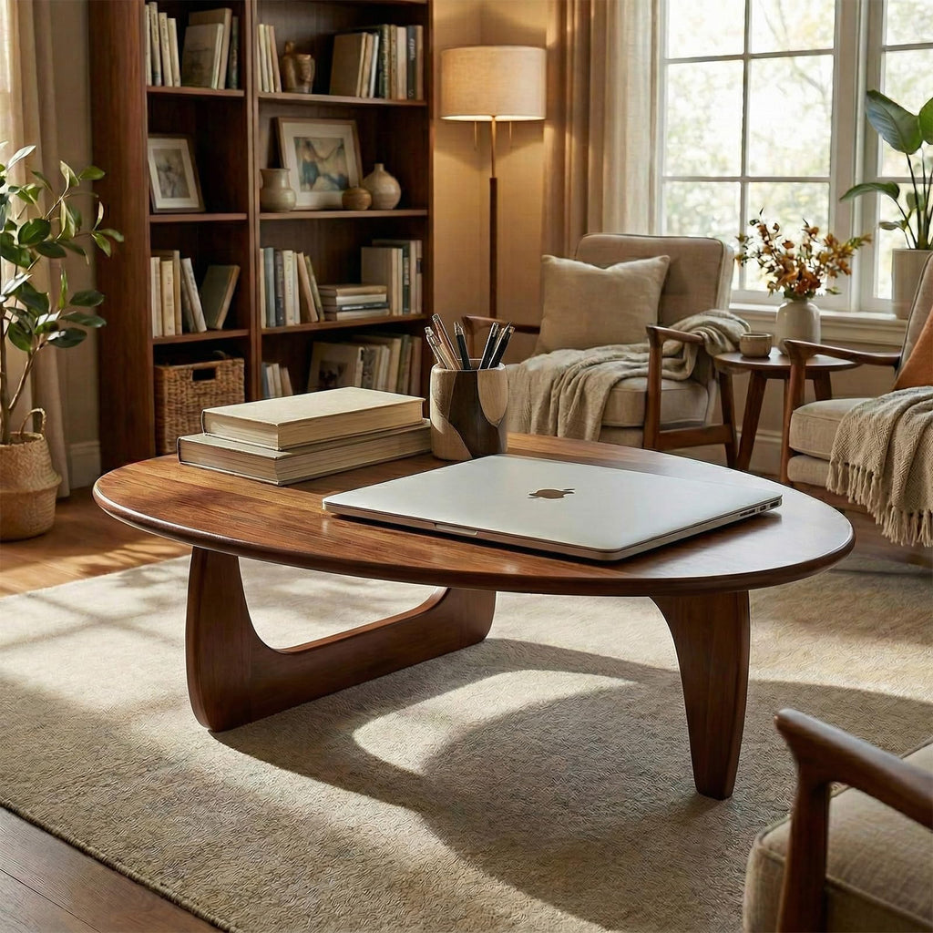 Small Mid Century Walnut Coffee Table C7151