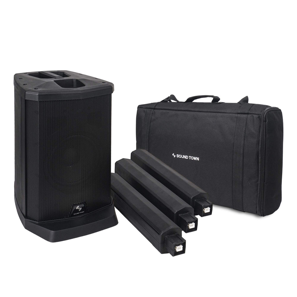 Portable Line Array Column PA/DJ System with Sub Bass Module K417