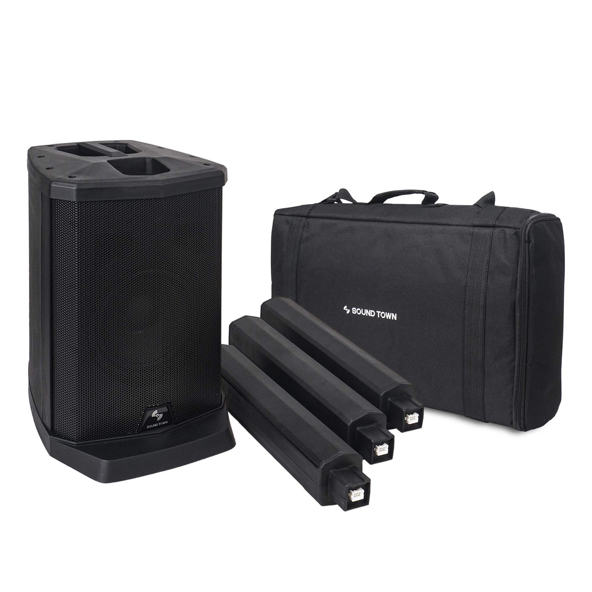 Portable Line Array Column PA/DJ System with Sub Bass Module K417