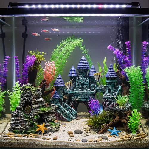 13 Pieces Aquarium Decorations Kit J57795