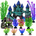 13 Pieces Aquarium Decorations Kit J57795