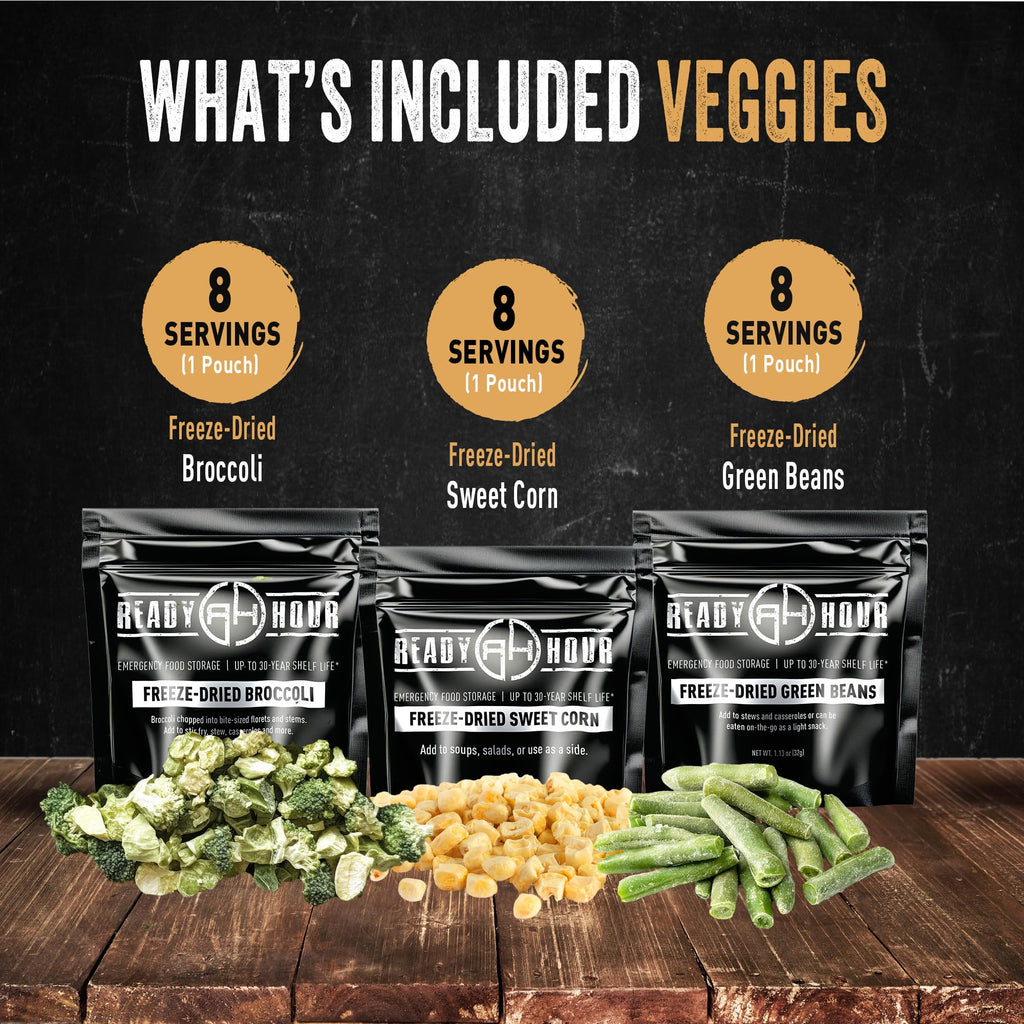 Fruit & Veggie Mix Freeze-Dried Food 56 Servings Z218