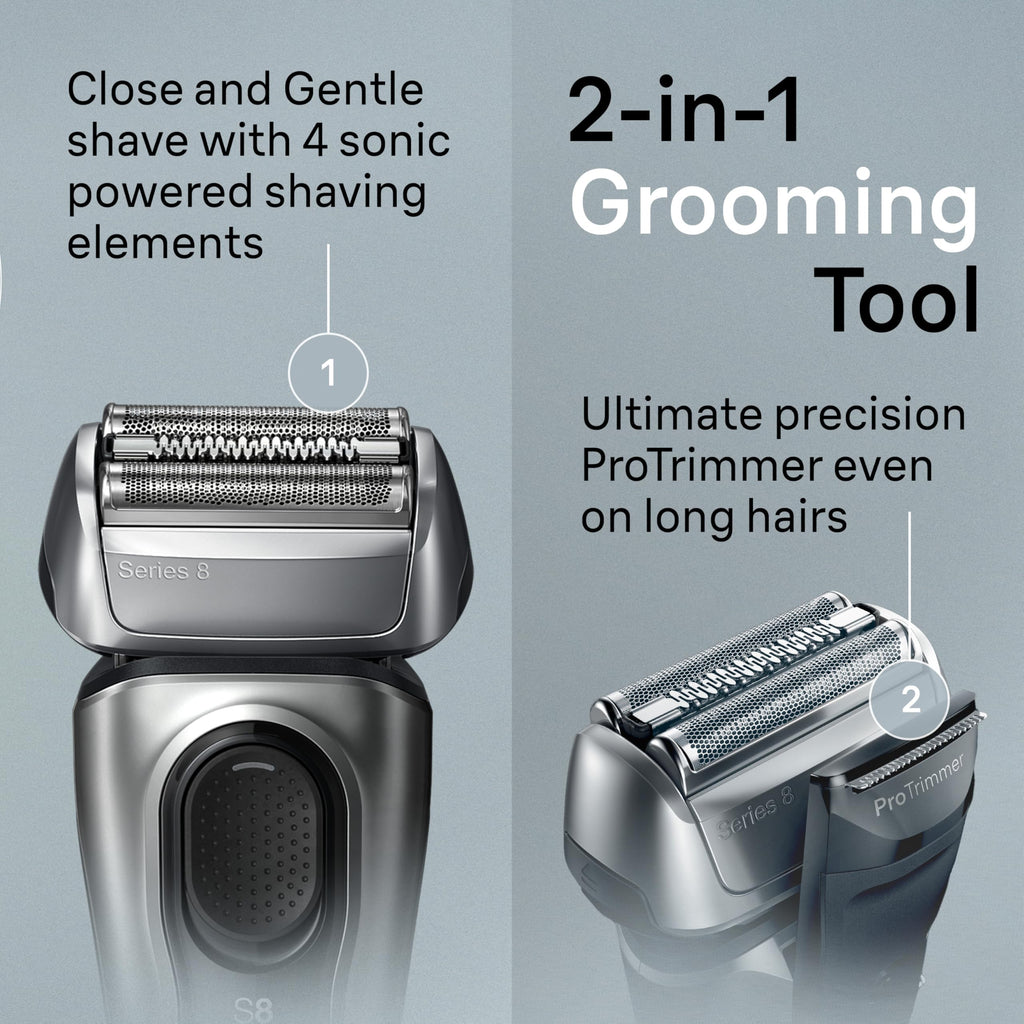 Electric Razor with 4+1 Shaving Elements E339
