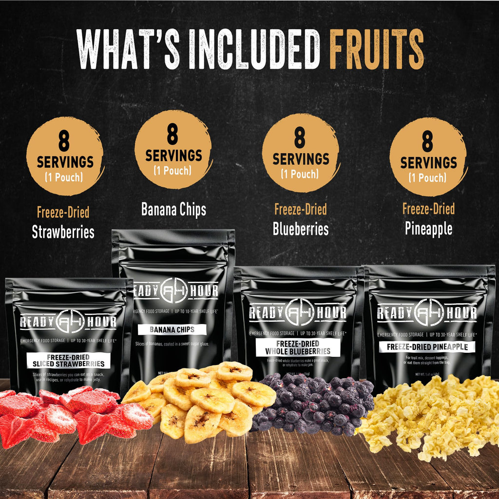 Fruit & Veggie Mix Freeze-Dried Food 56 Servings Z218