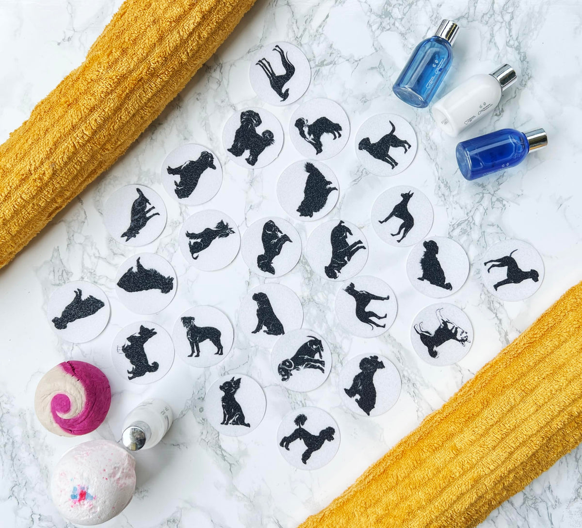24 PCS Non Slip Bathtub Stickers X413