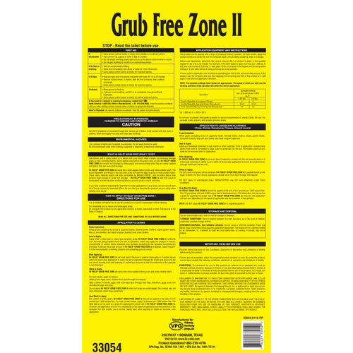 15 lbs. Grub Free Zone II C740187