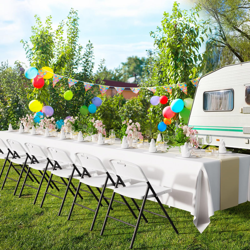 White Plastic Folding Chairs C895718